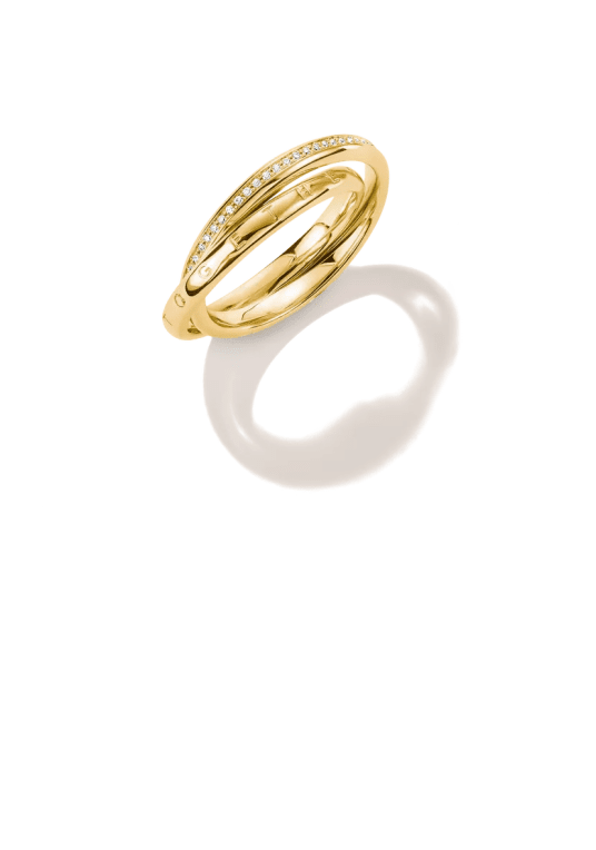 Thomas Sabo Together ring med vit zirkonia Premiumlegering, 18k guldpläter