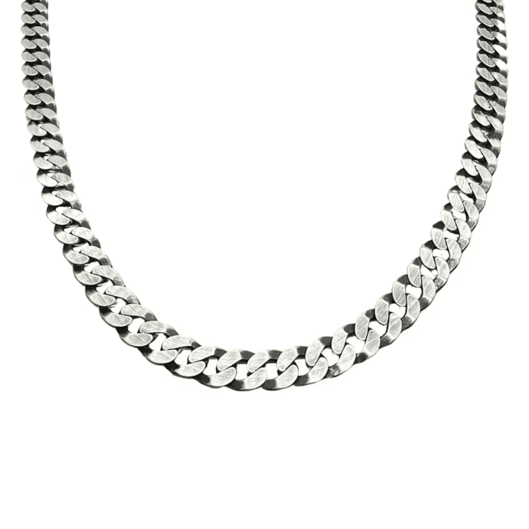 Catwalk Halsband oxiderat silver 45 cm