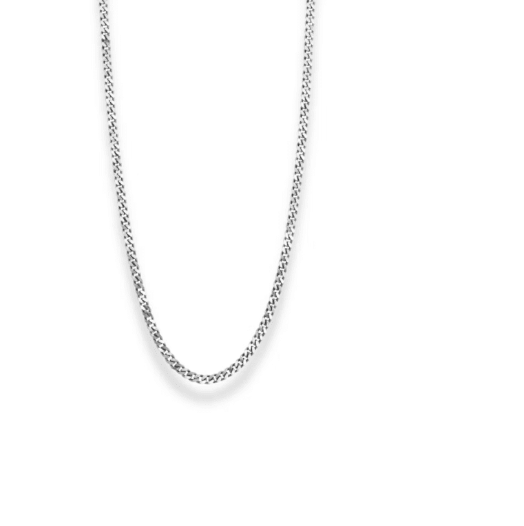 By Billgren Nobel halsband silver pansar 3 mm