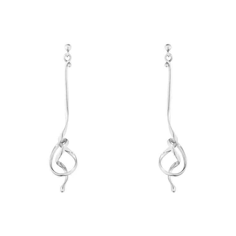Georg Jensen Forgett-me-knot örhängen silver