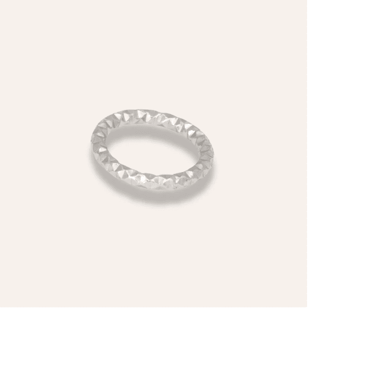 Sintridou ring mönstrad stål 