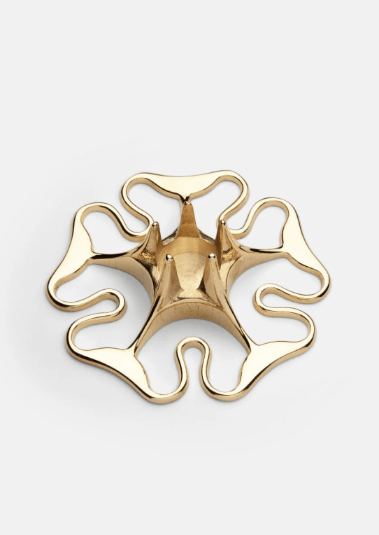 Skultuna The Rose candelholder-brass