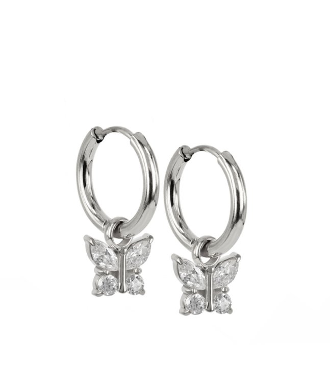 Astrid & Agnes Young Juni creol stål cz 9x21mm