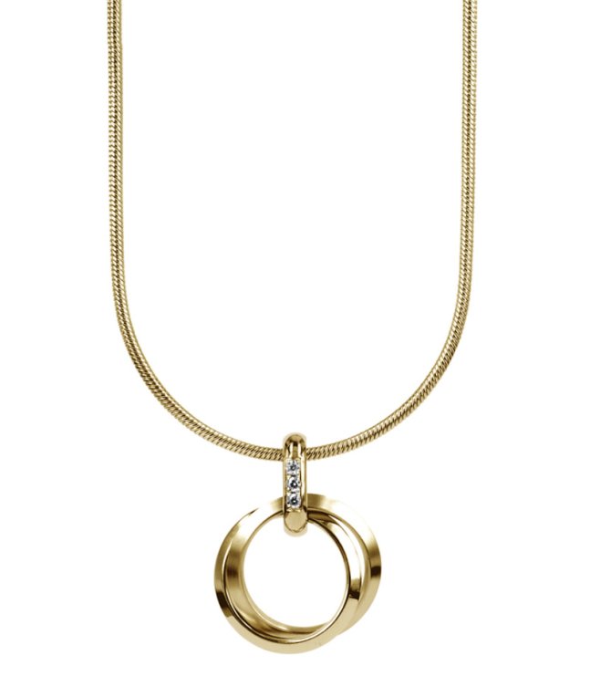 Astrid&Agnes Carolin kort halsband guld/guld