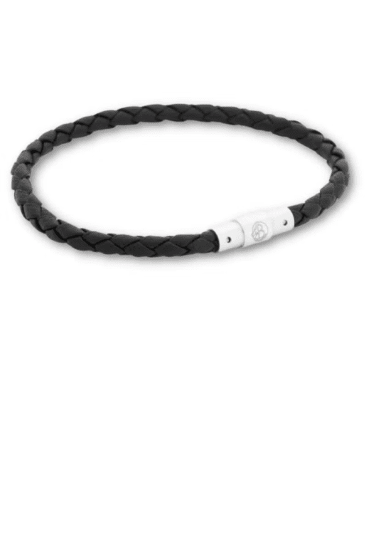 By Billgren LEANDRO Läderarmband Svart
