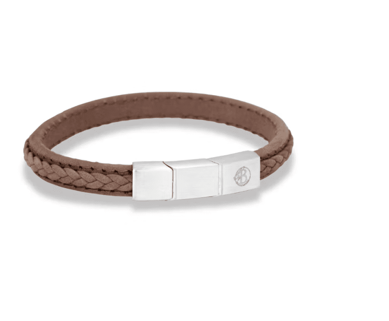 By Billgren Lux armband ljusbrunt läder