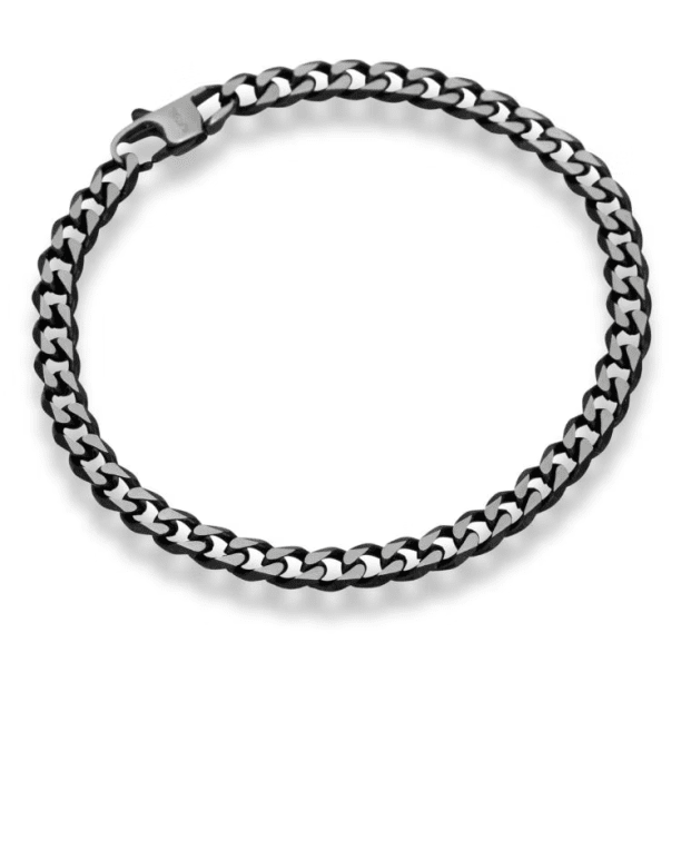 By Billgren Scully armband pansar gun metal