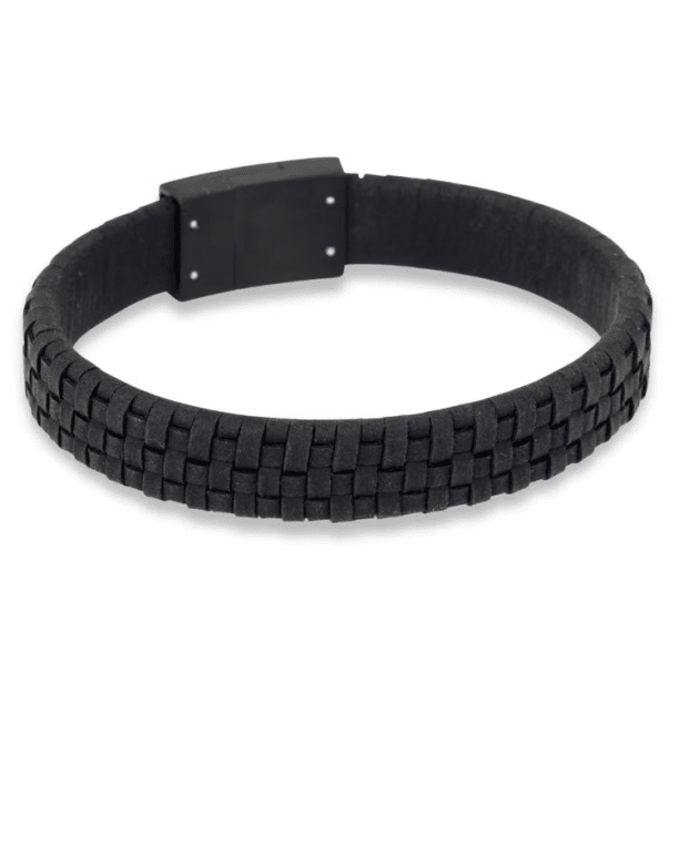 By Billgren Loke läderarmband svart