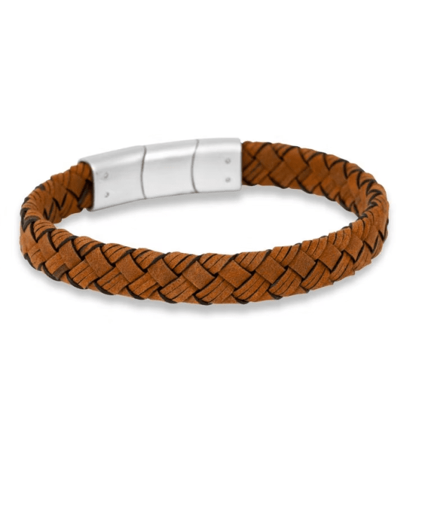 By Billgren Lage läderarmband brunt 19-21 cm