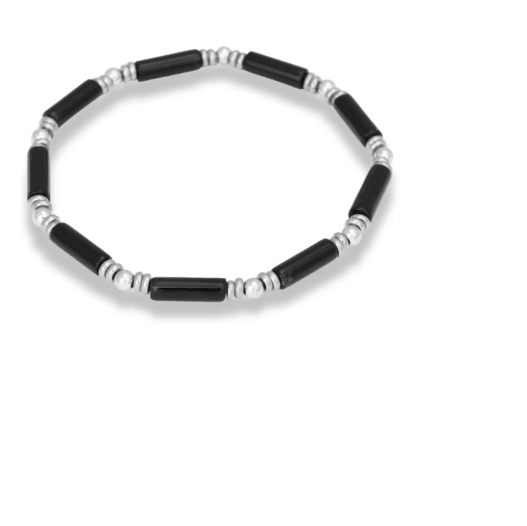 By Billgren Billie armband svart/stål