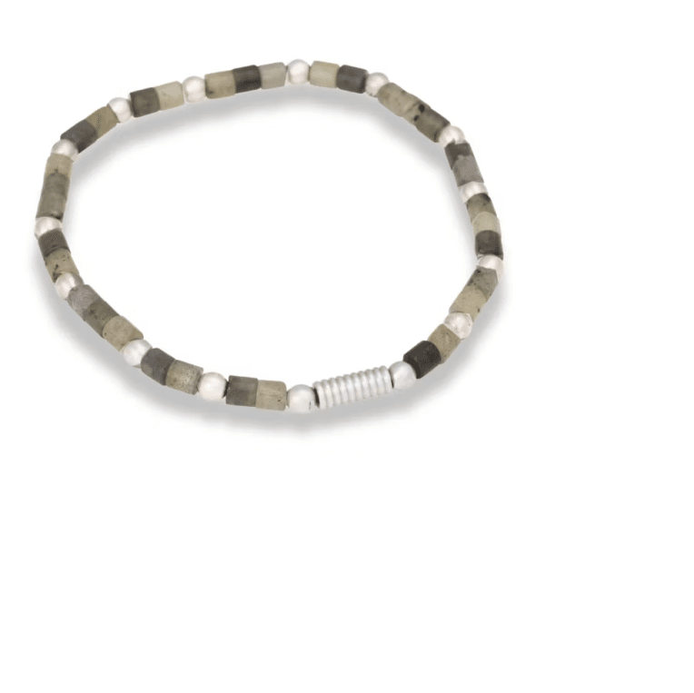 By Billgren Billie armband grön/stål