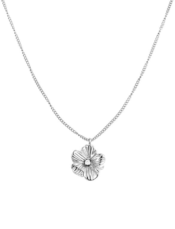 By Jolima Daisy crystal halsband stål