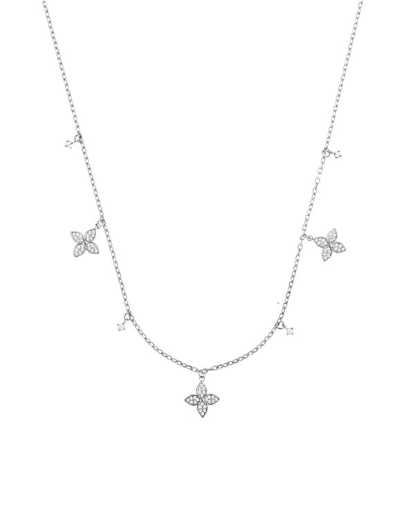 By Jolima Valencia crystal halsband stål