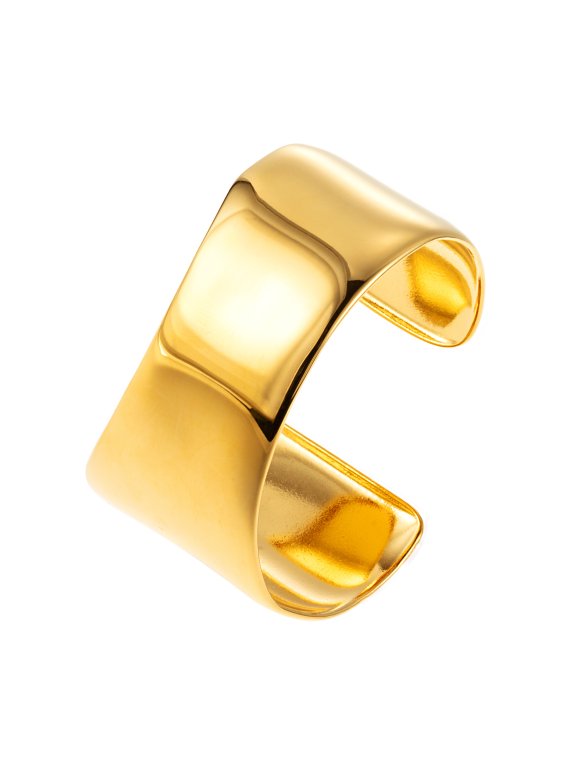 By Jolima Coctail Bangle guldpläterat stål