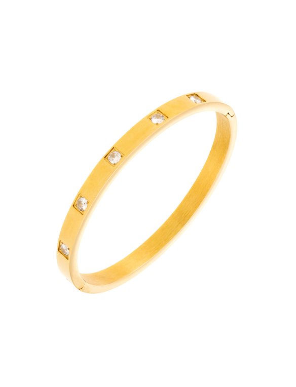 By Jolima Celeste bangle guldpläterat stål