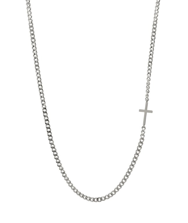 Arock Cross side halsband stål