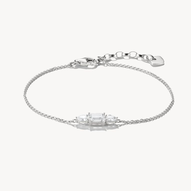 Thomas Sabo Bold Elegance armband med cubik zirkon silver