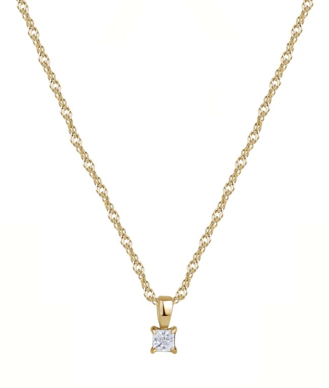 Astrid&Agnes Adele halsband gold/kristall