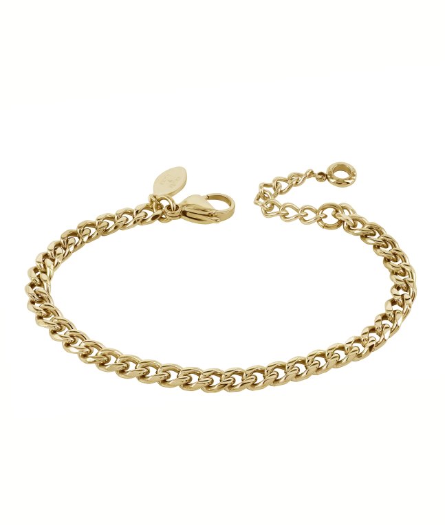 Astrid&Agnes Alexa armband 5mm guldpläterat stål