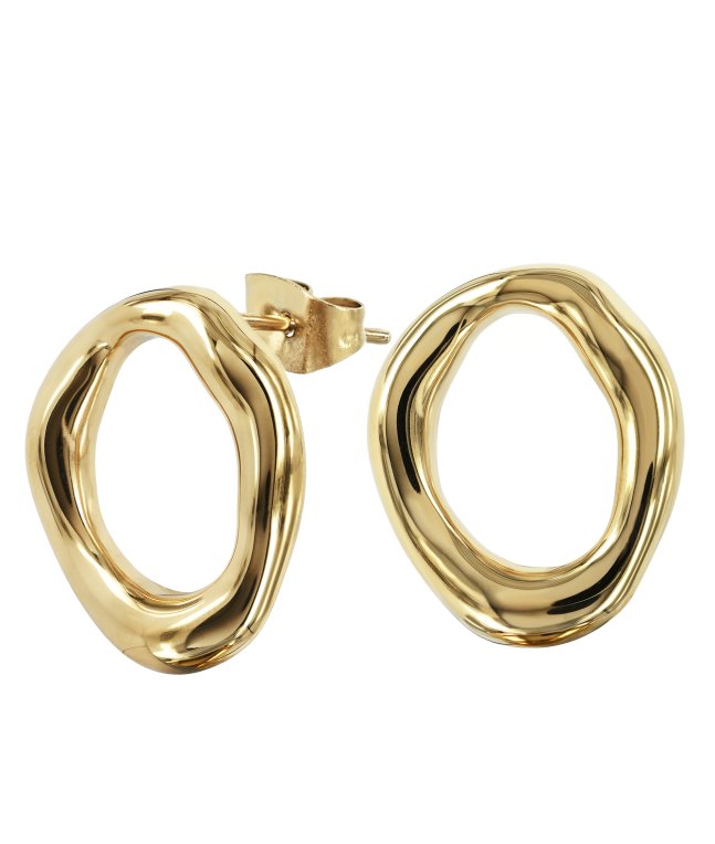 Astrid&Agnes ANGELINA Big Örhängen Guld