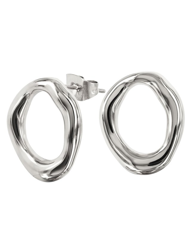 Astrid&Agnes Angelina stora örhänge stål