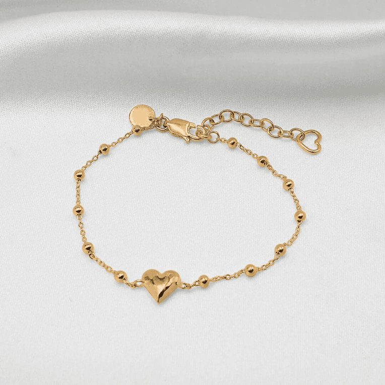 By Sofia Wistam Love actually armband guldpläterad mässing