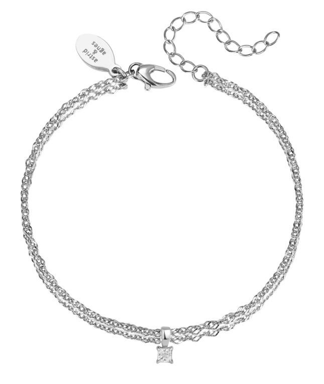 Astrid&Agnes Adele armband stål