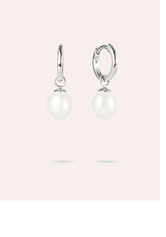 By Sofia Wistam Ocean Muse Pearl örhängen silver