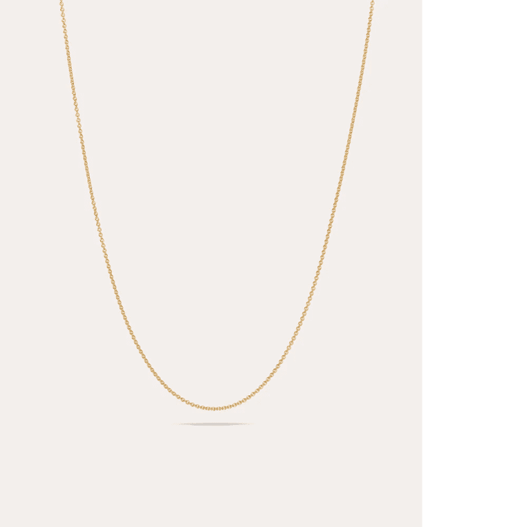 By Sofia Wistam kedja guldpläterad mässing