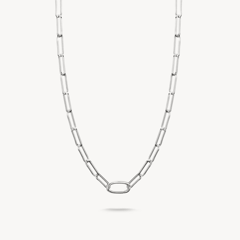 Thomas Sabo Charm-halsband paperclip med en Connect-Link silver