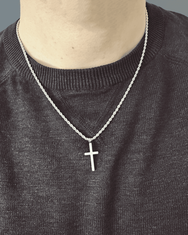 Arock Terry cross halsband stål