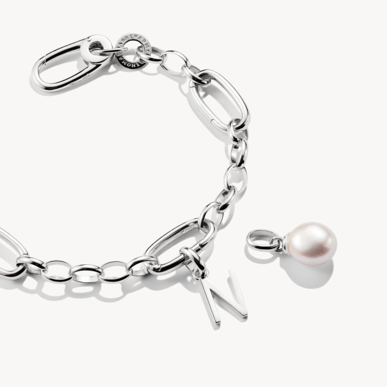 Thomas Sabo Charm hängsmycke bokstav N connect silver