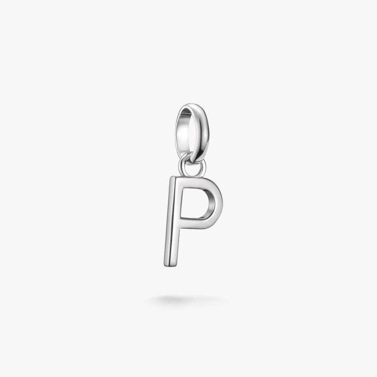 Thomas Sabo Charm-hängsmycke bokstaven P Connect silver