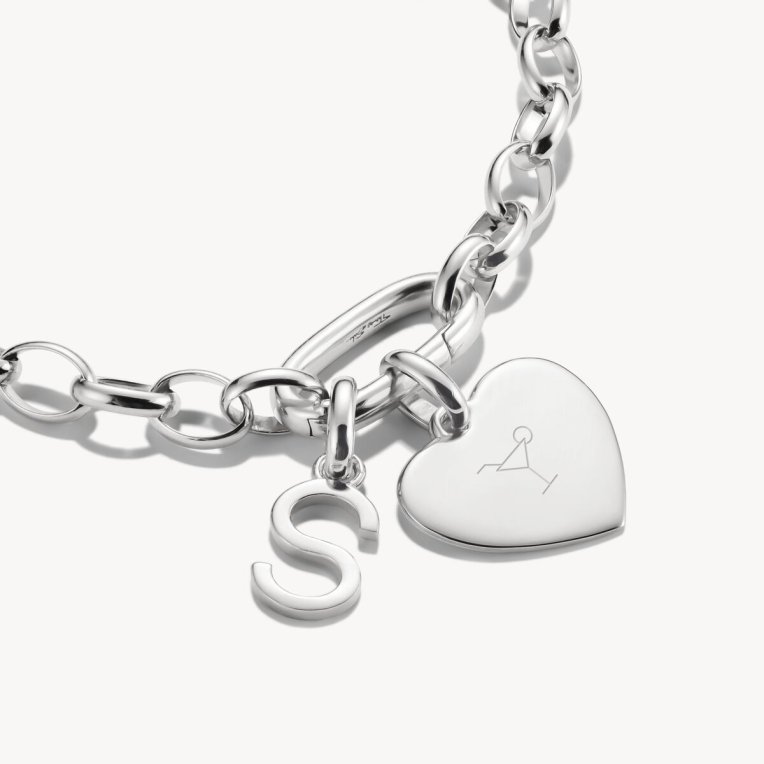 Thomas Sabo Charm hängsmycke bokstav S connect silver