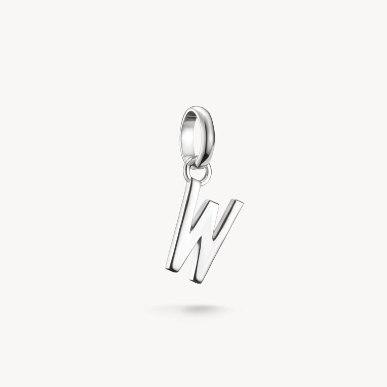 Thomas Sabo Charm hängsmycke bokstaven W connect i silver