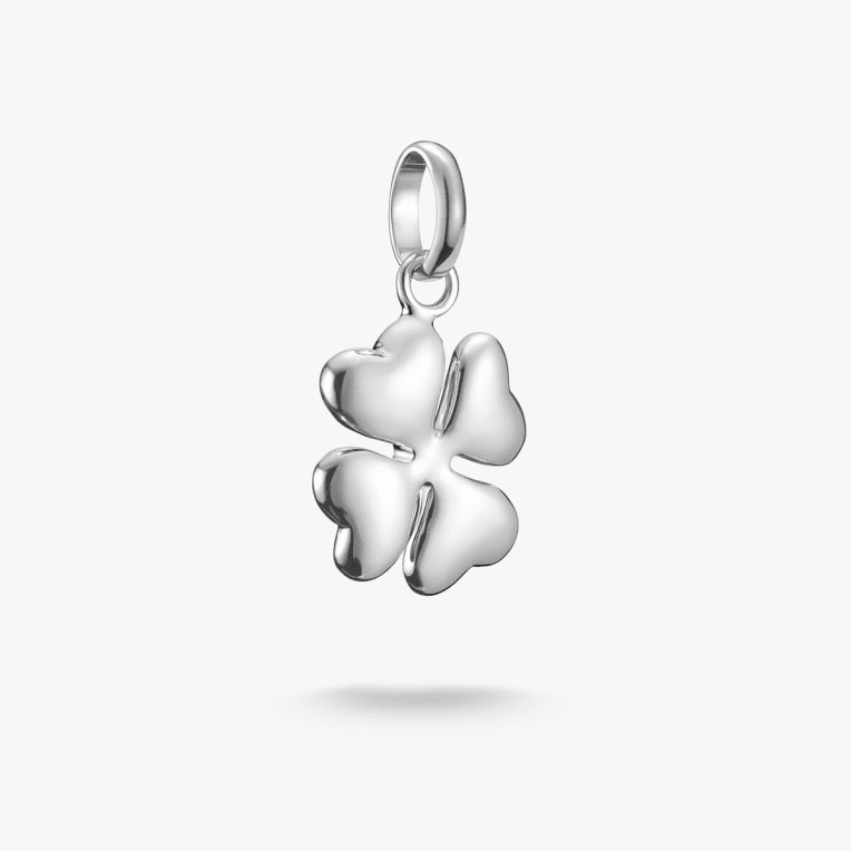 Thomas Sabo Charm hängsmycke lyckoklöver i 3D connect silver