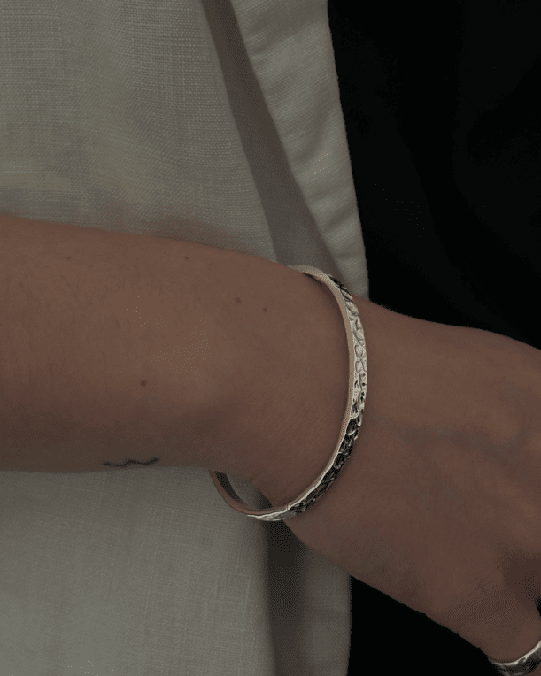 Astrid&Agnes Lori armring stål