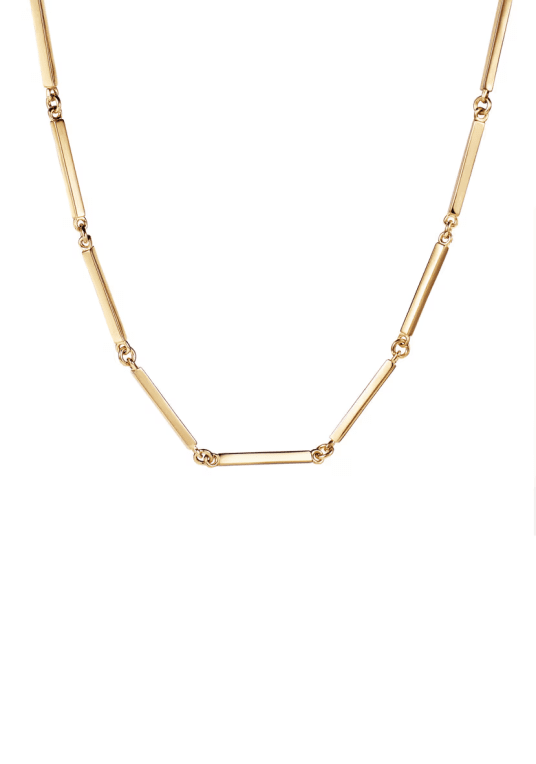 Efva Attling Classy halsband i förgyllt silver