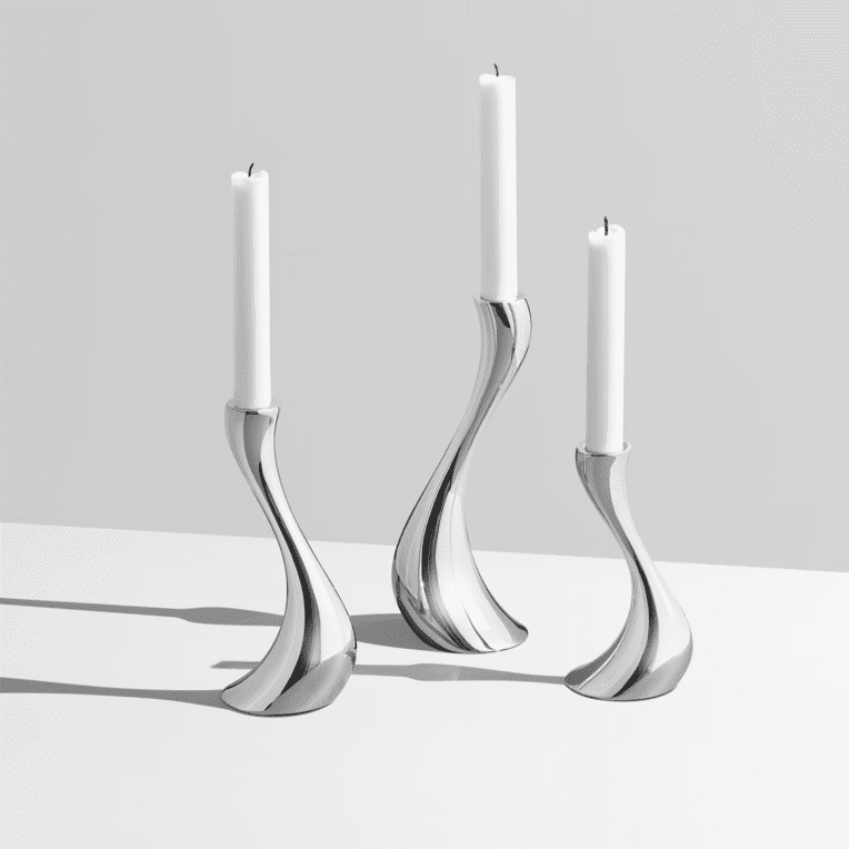 Georg Jensen Cobra ljushållare 3-pack