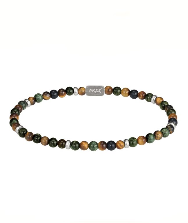 Arock colin mix armband brun/army/stål