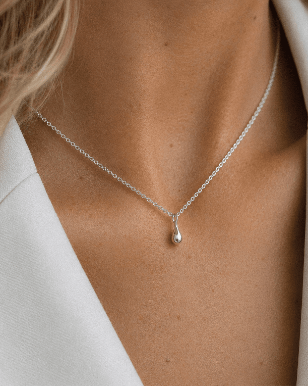 Drakenberg/Sjölin Droplet halsband silver