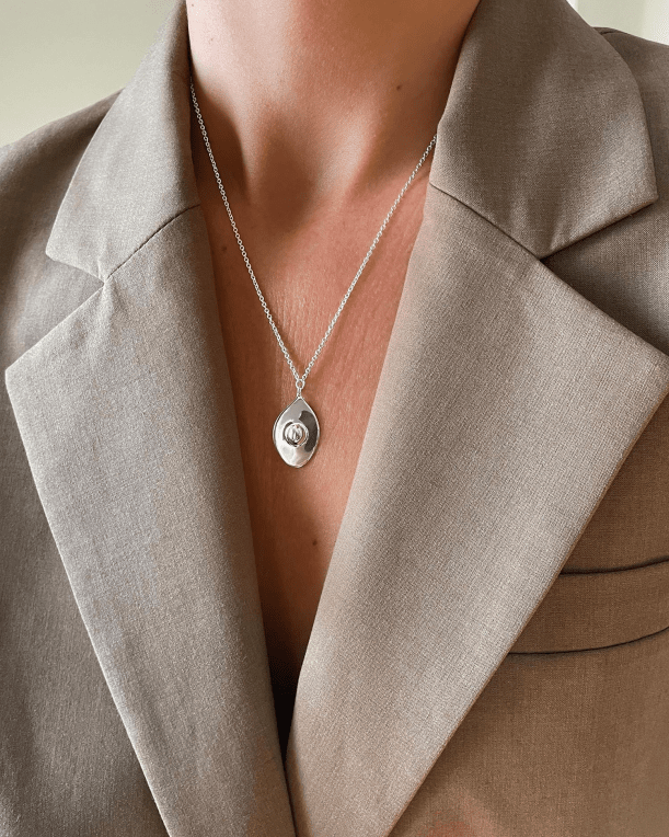 Dragenberg/Sjölin Elm halsband silver