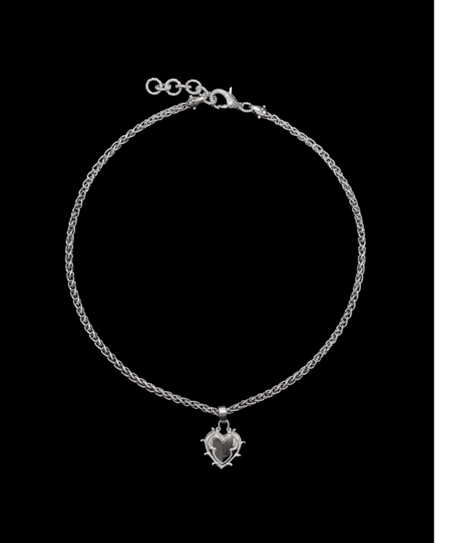Maria Nilsdotter The Eternal Heart halsband silver