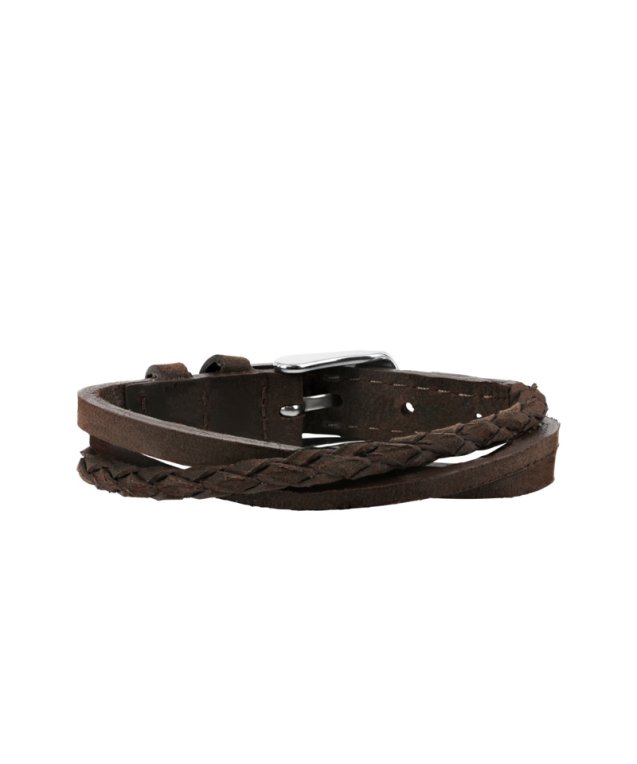 Arock Young Elias läderarmband brunt 12,5-14,5cm
