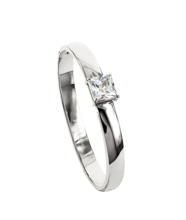 Astrid&Agnes Sierra bangle stål