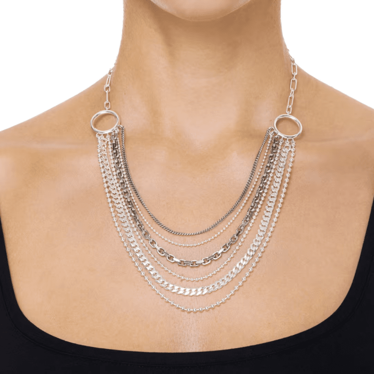 Efva Attling Freedom Chains silver halsband