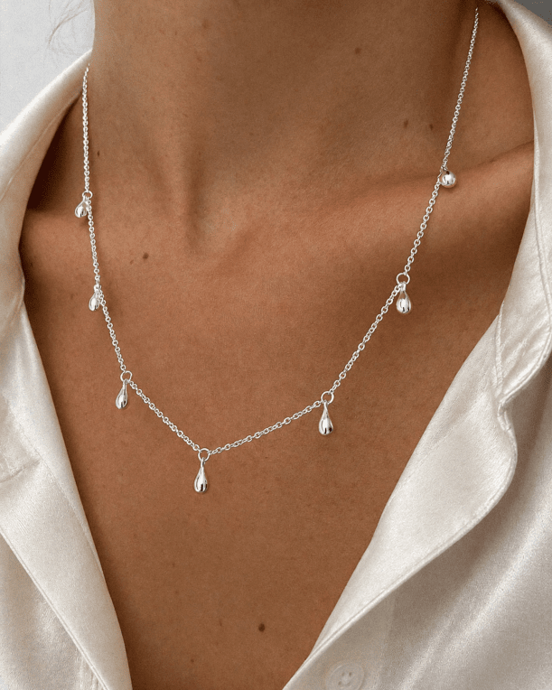 Drakenberg/Sjölin Droplet Full halsband silver