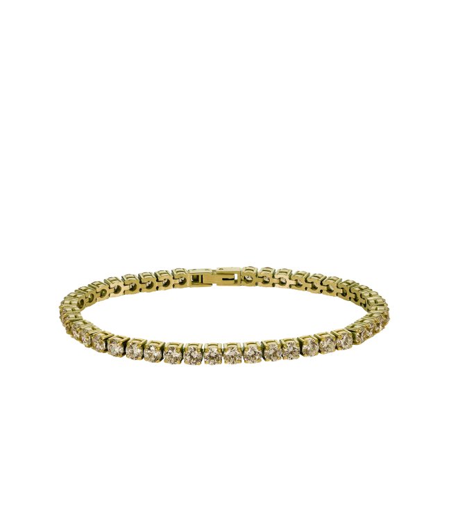 Astrid&Agnes Glimra armband 3mm guld/Topaz