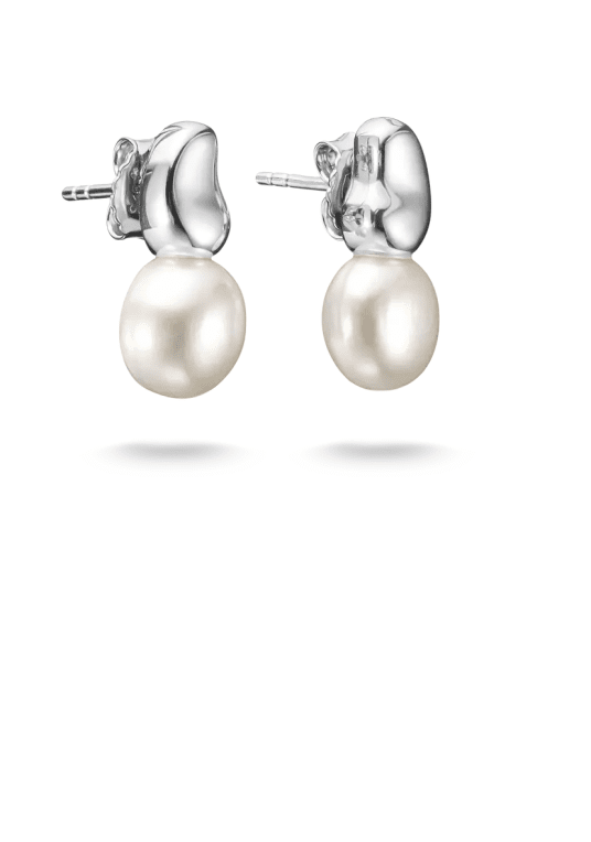 Thomas Sabo Stiftörhängen pärla återvunnet sterling silver