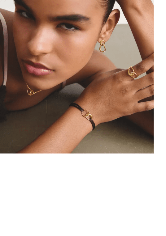 Thomas Sabo Together örhänge med vit zirkonia Premiumlegering, 18k guldpläterad